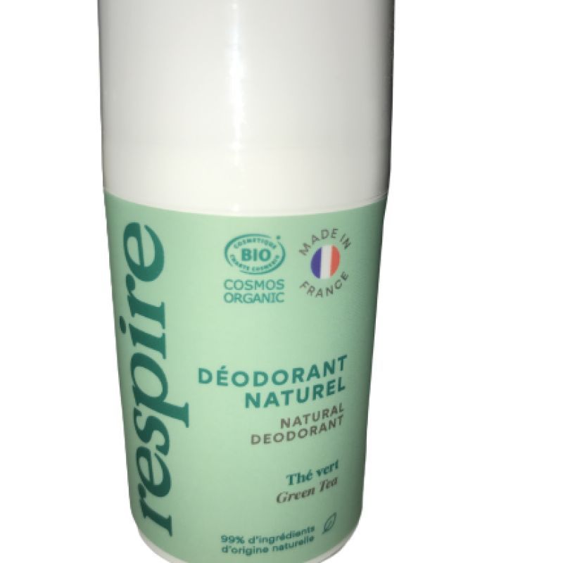 Déodorant naturel roll-on - Thé vert - 50ml
