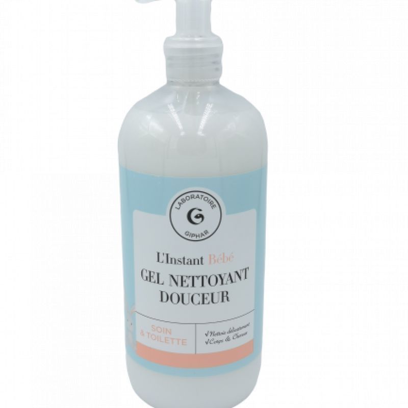 Giphar Instant Bébé Gel Nettoyant douceur 2en1 500mL