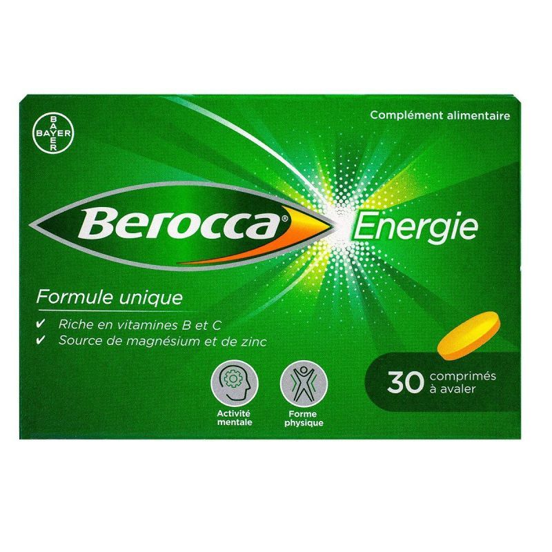 Berocca Energie orange 30 comprimés à avaler