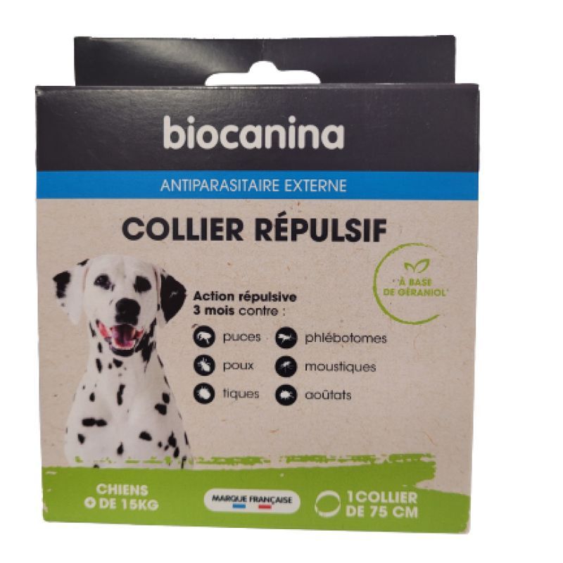 Biocanina - Collier répulsif chiens + de 15kg