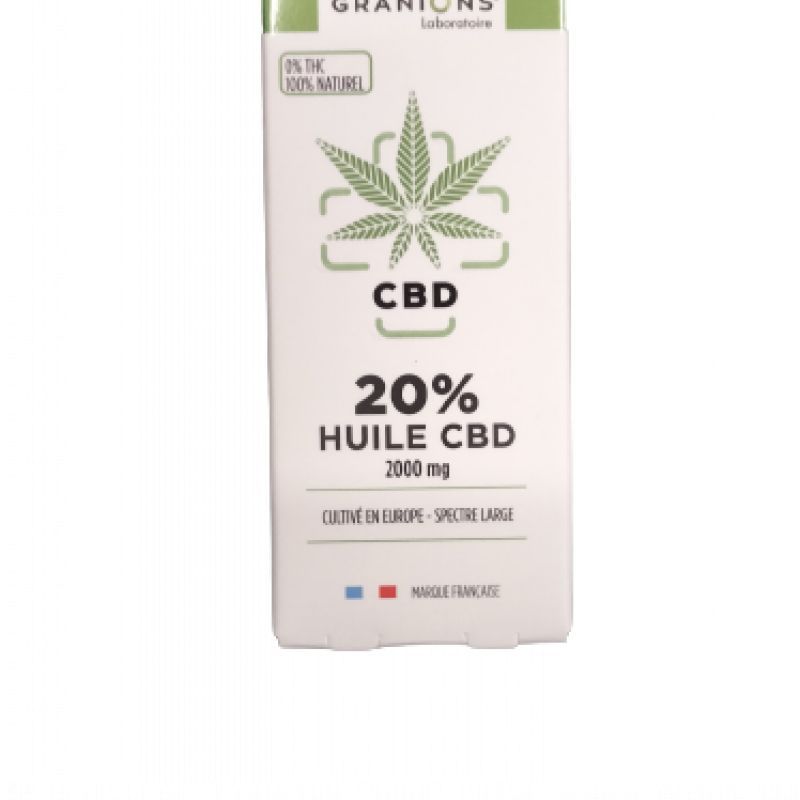 GRANIONS HUILE CBD 20% 2000mg