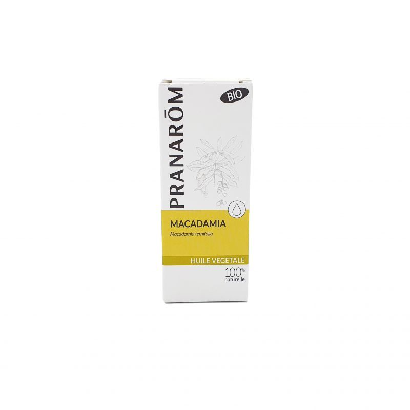 Pranarom Huile Végétale Macadamia Bio - 50mL