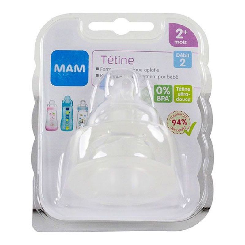 Tetine Mam Silk Debit 2 Silic