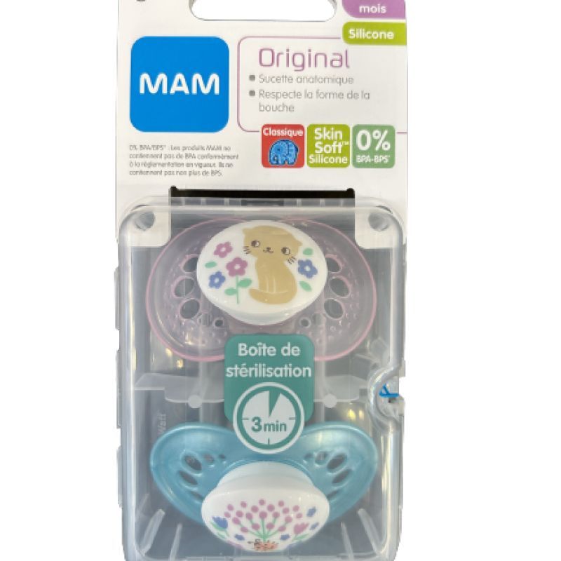 Sucette MAM Original Silicone 6+mois