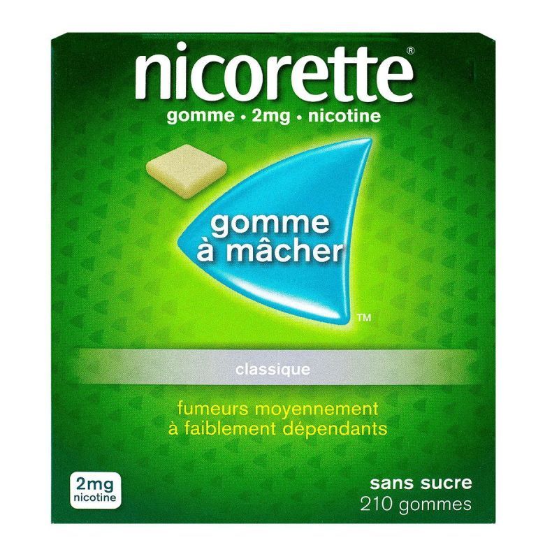 Nicorette 2mg Gomme S/s 210