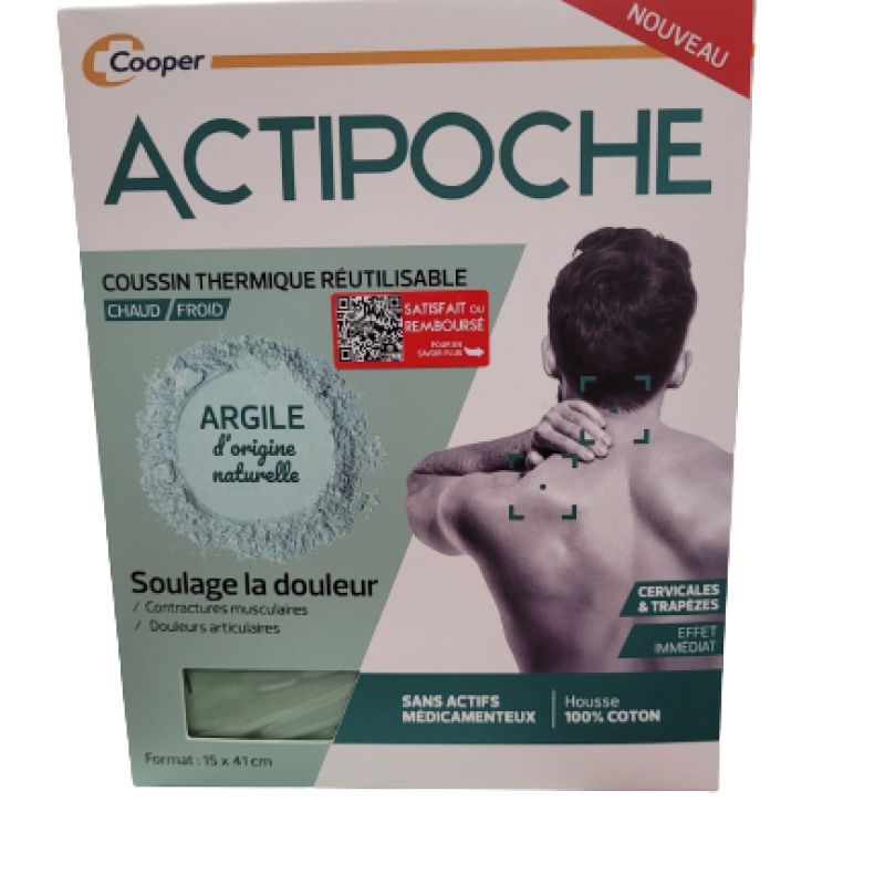 Cooper - Actipoche Coussin thermique réutilisable 15*41cm