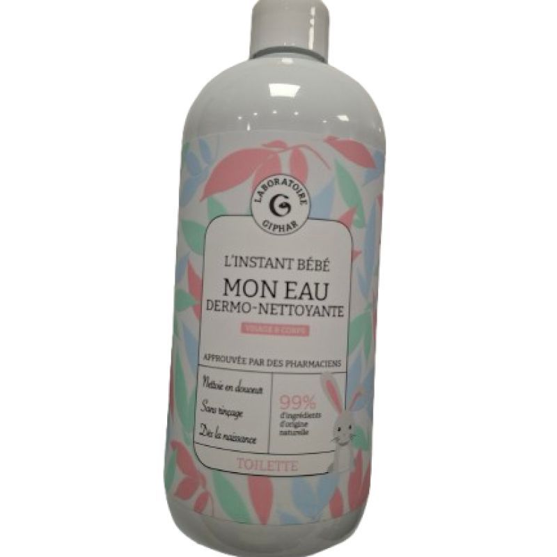 Giphar Instant Bébé Eau Dermo-nettoyante 500mL