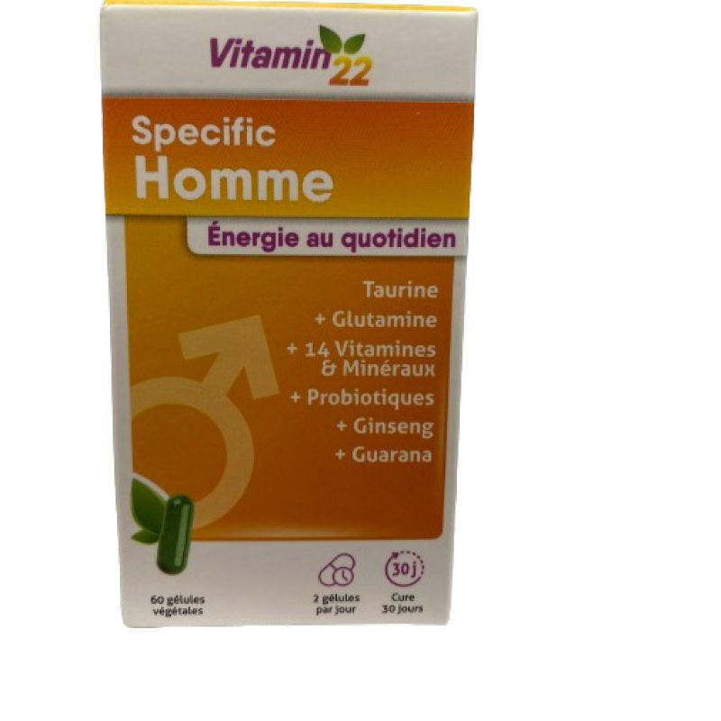 Vitamin22 - Specific homme 60 gélules végetales