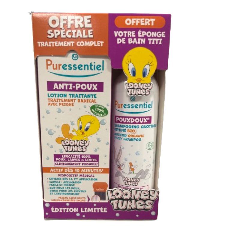 Puressentiel Anti-Poux Lotion Traitant Edition Limitée Looney Tunes 100ml