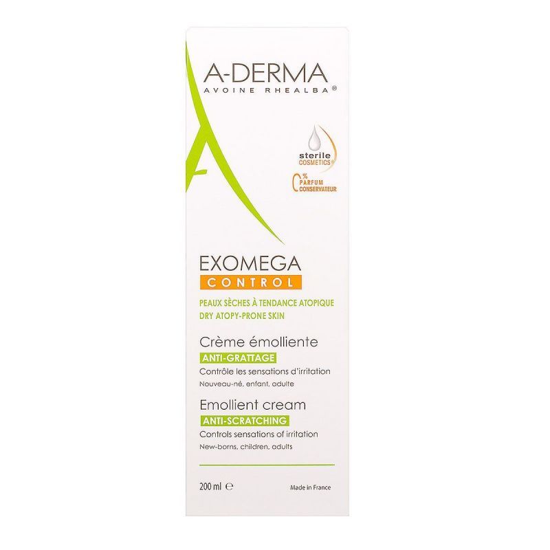 A-derma Exomega Control crème émolliente 200mL