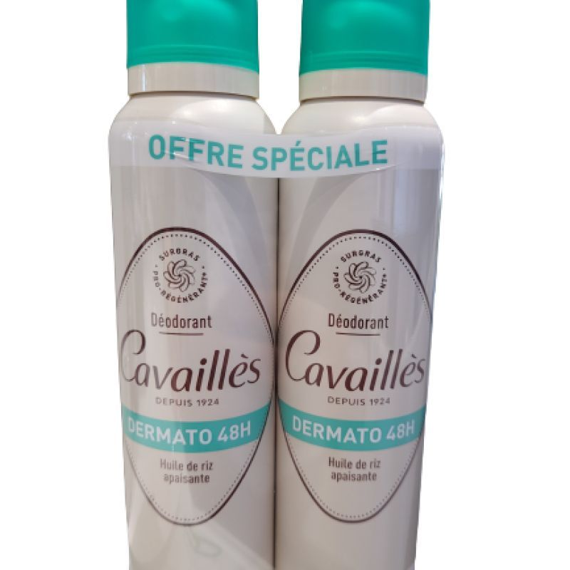 Déodorant spray dermato 48h - Lot de 2