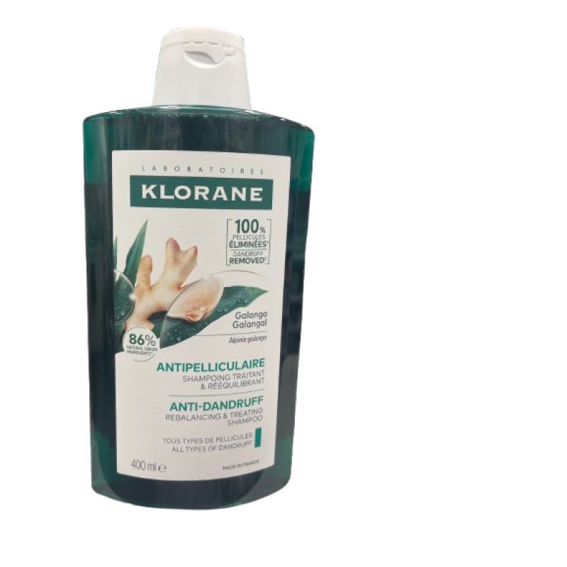 Klorane Shampoing Traitant et Réequilibrant Antipelliculaire 400ml