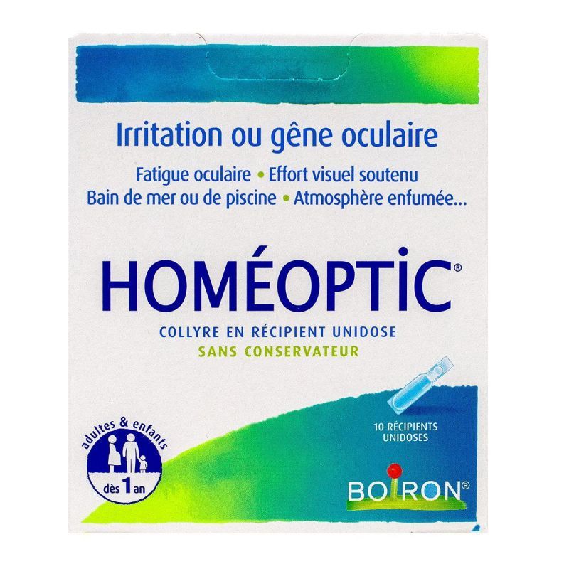 Homeoptic collyre 10 unidoses