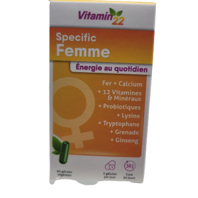 Vitamin22 - Specific Femme 60 gélules végétales