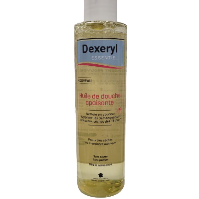 Dexeryl essentiel huile de douche apaisante 200ml