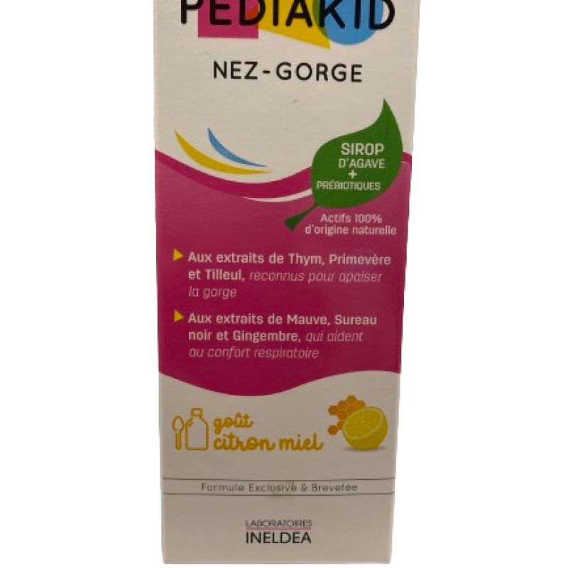 Pediakid - Sirop nez et gorge gout miel citron 125ml