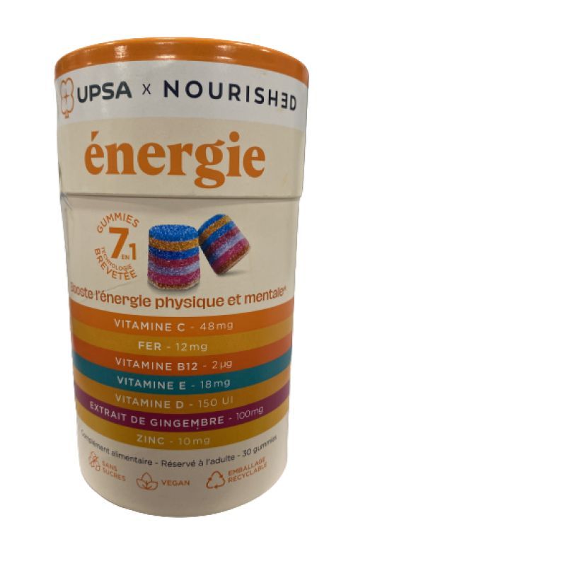 Upsa Nourished Energie 7en 1 30 Gummies