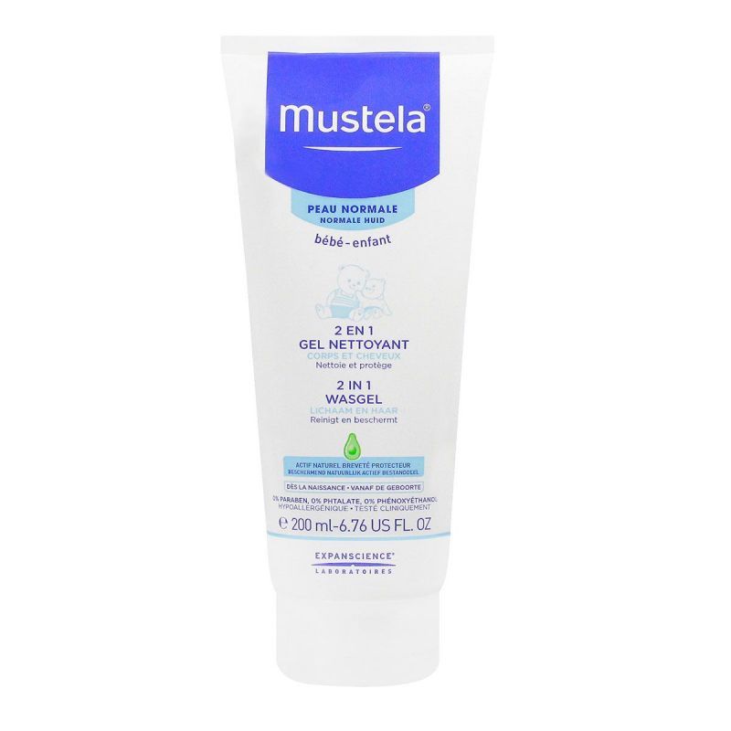 Mustela Bébé 2en1 Gel nettoyant 200ml