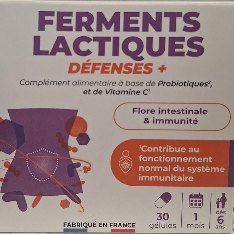 Giphar - Ferments lactiques Défenses + 30 Gélules