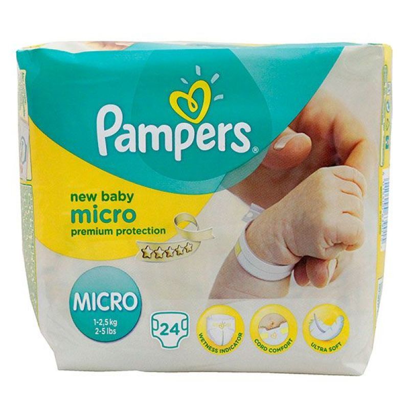Pampers couches premium protection T0 x24