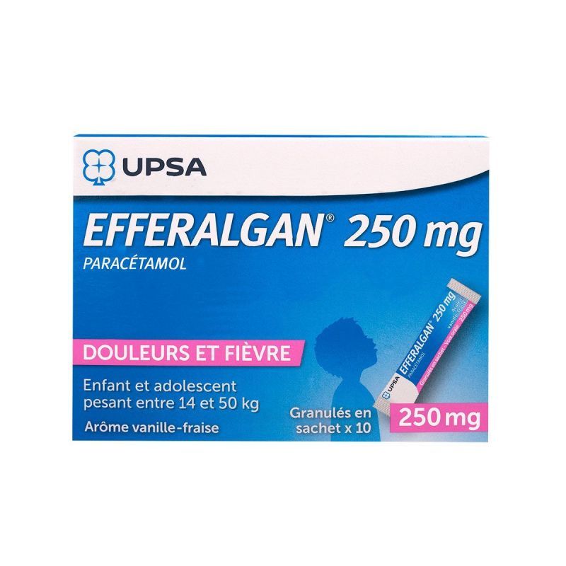 Efferalgan 250mg Vanille/Fraise 10 sachets