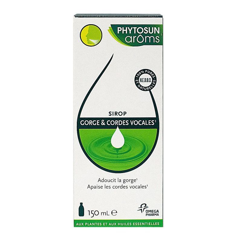 Phytosun Sirop Gorge et cordes vocales 150ml