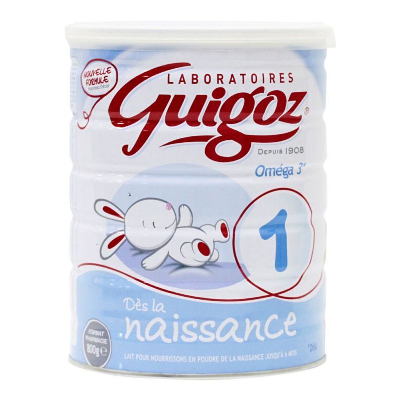 Guigoz 1er âge lait poudre bébé 0-6mois 800g