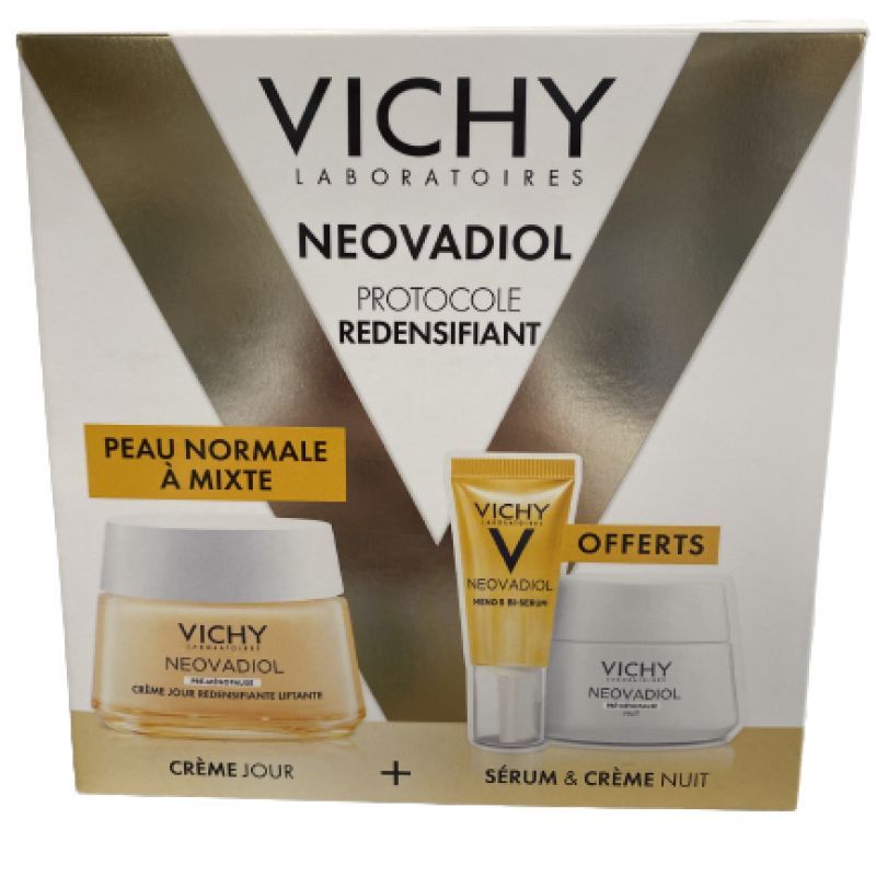 Vichy - Coffret neovadiol protocole redensifiant Crème jour + Sérum et Crème nuit offert