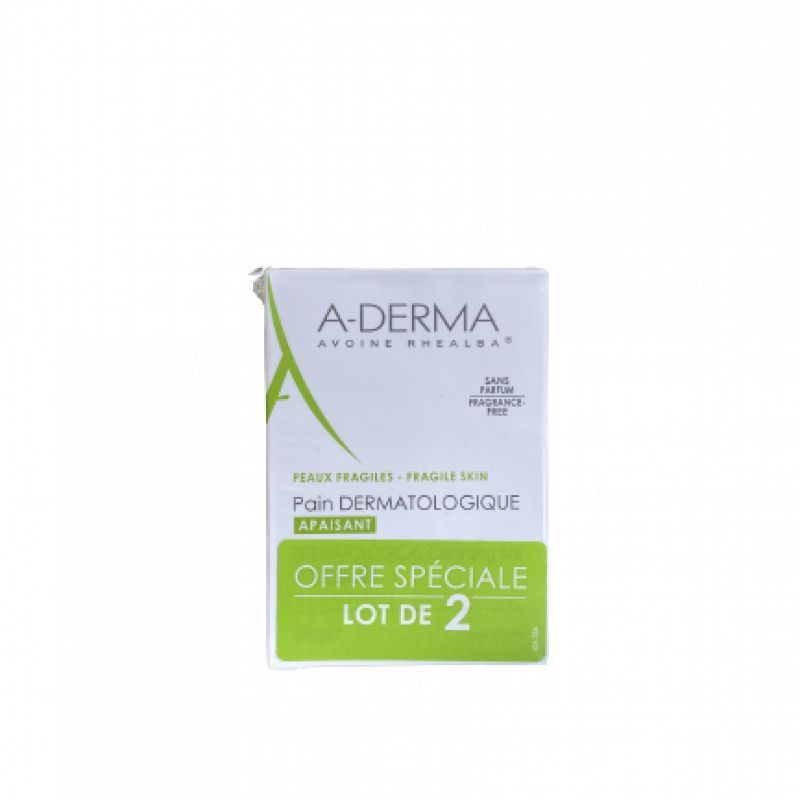 Pain Dermatologique Apaisant - 2x100g