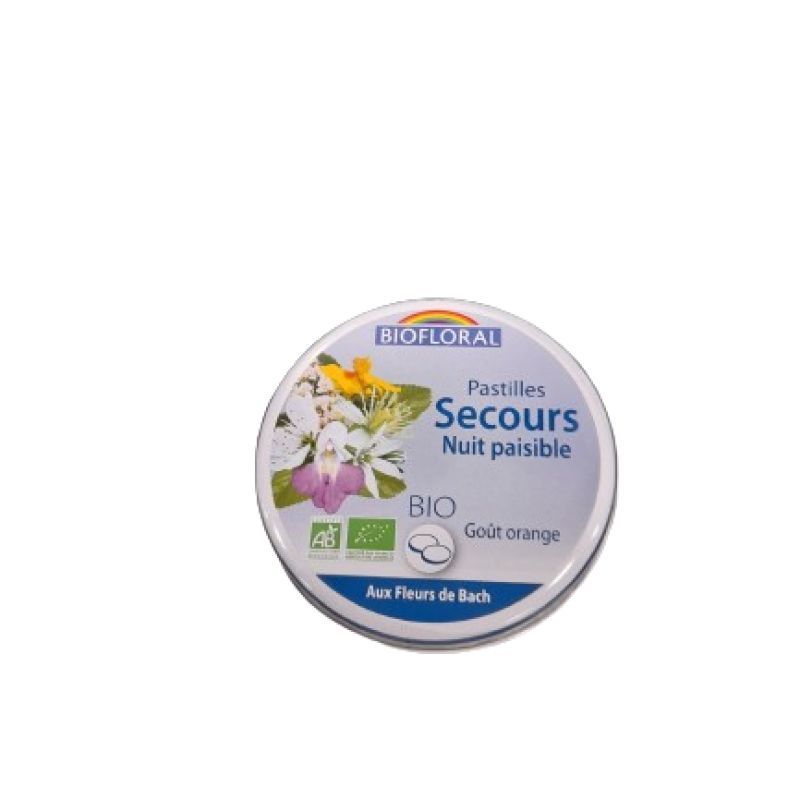 BIOFLORAL Pastilles Secours Nuit paisible