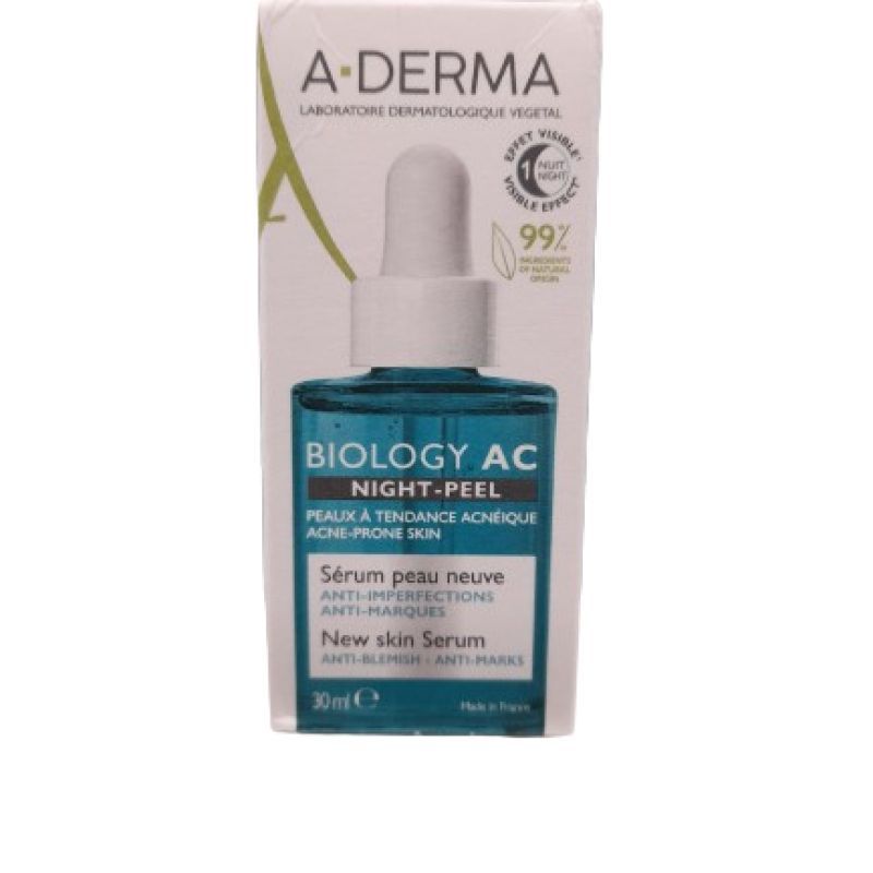 A-DERMA - BIOLOGY AC NIGHT-PEEL - 30ml