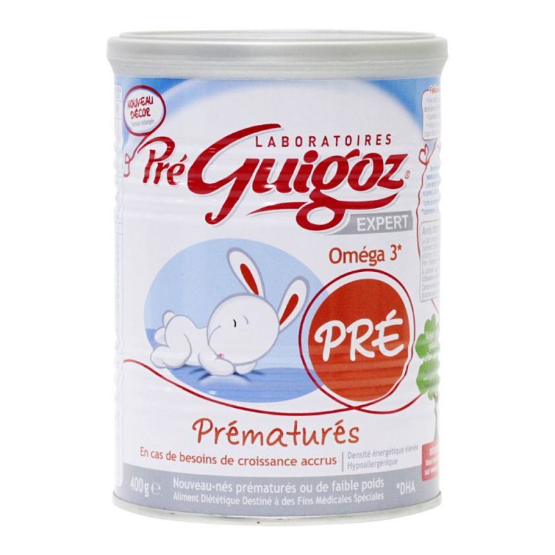 Pré-guigoz lait poudre bébé prématuré 400g