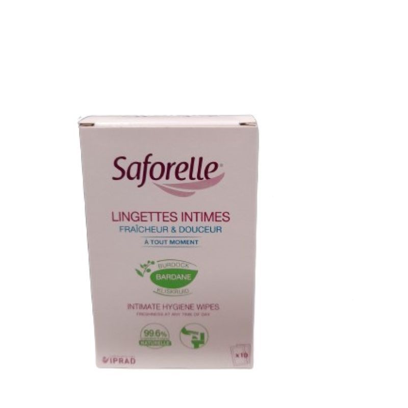 Lingettes intimes fraîcheur 10 sachets individuels