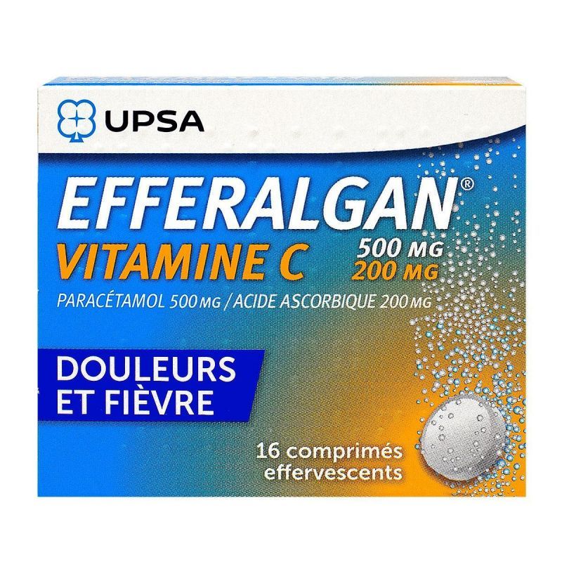 Efferalgan vitamine C, 16 comprimés effervescents
