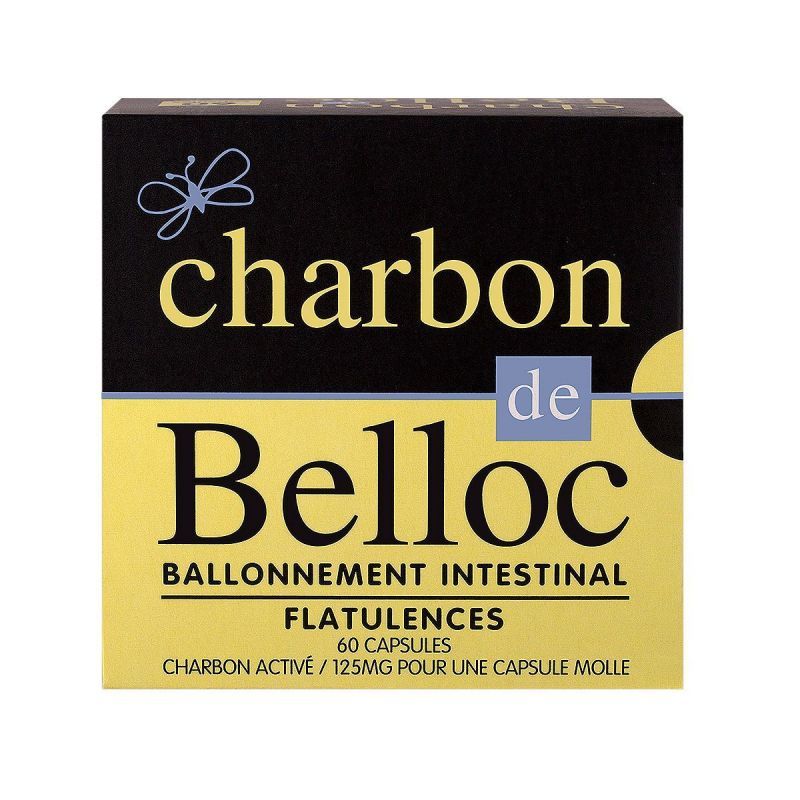 Charbon De Belloc 125mg Caps 6