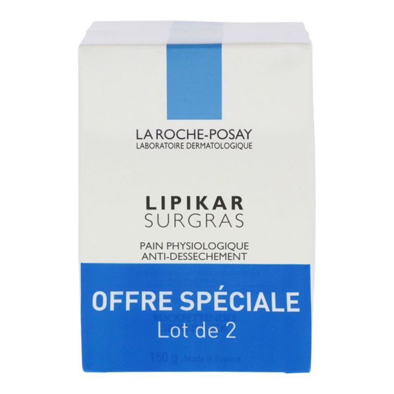 La Roche-Posay Lipikar pain surgras 150g X2