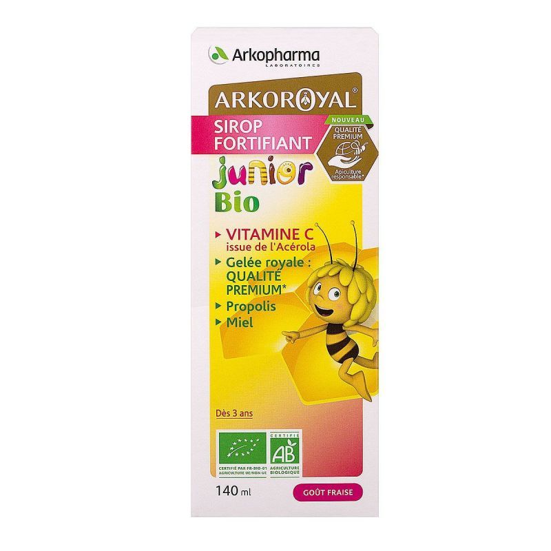 Arkoroyal Sirop Fortifiant Junior Bio 140mL