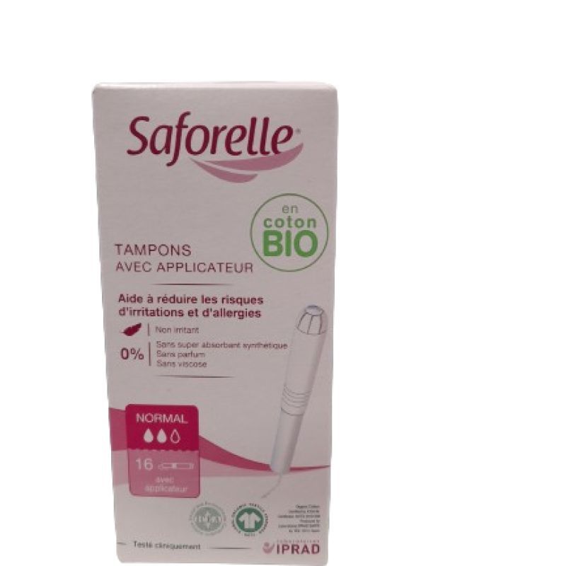 Saforelle Coton Prot Tampon+ap