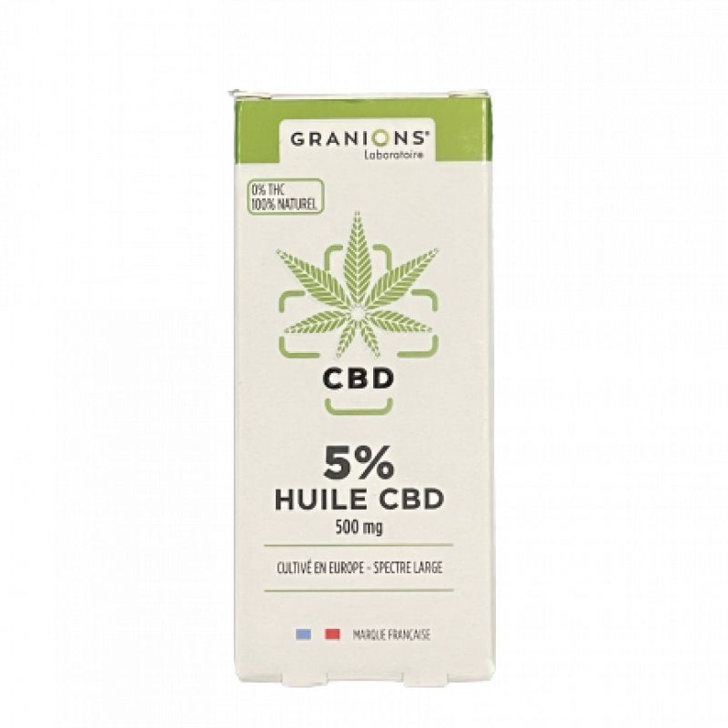 GRANIONS HUILE CBD 5%