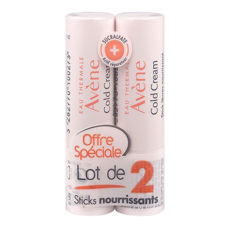 Avene Cold Cream Stick Levres lot de 2
