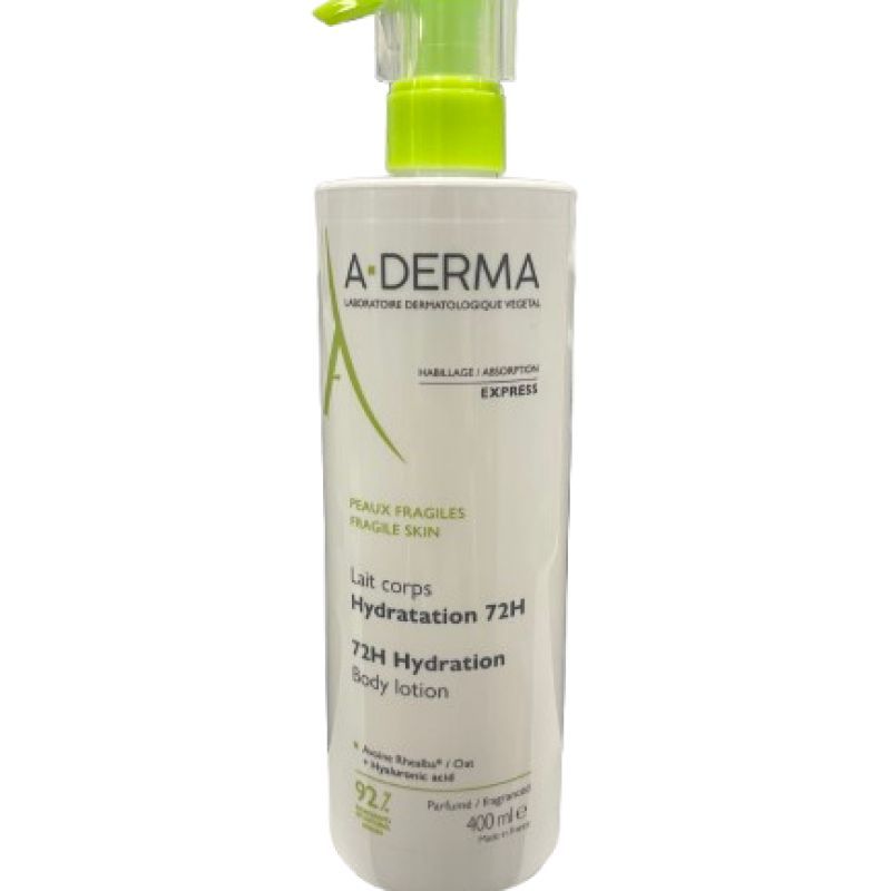 A-Derma Lait Corps Hydratation 72H 400ml