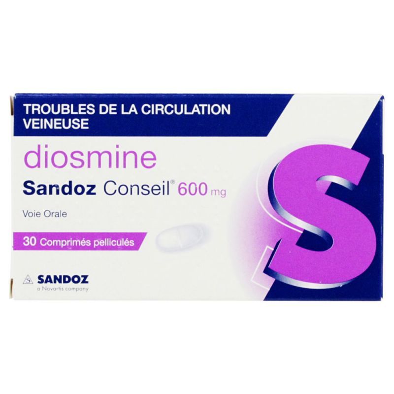 Diosmine 600mg Sandoz Cons Cpr