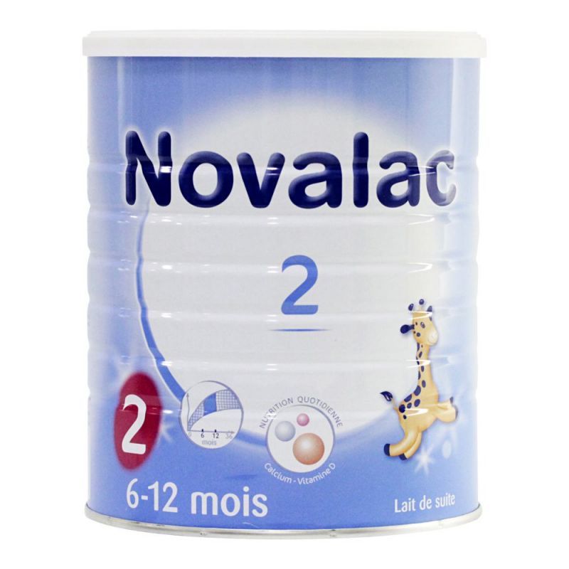 Novalac 2ème âge lait poudre bébé 6-12mois 800g