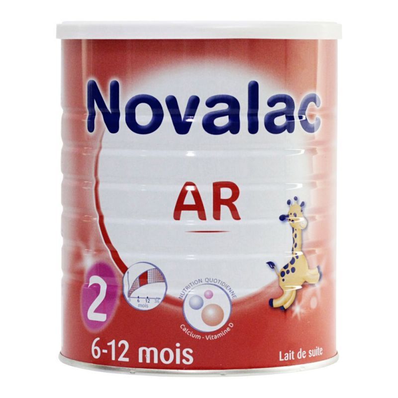 Novalac AR 2ème âge lait poudre bébé 6-12mois 800g