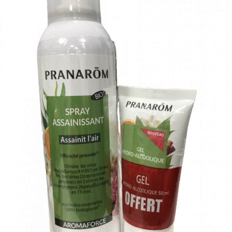 Aromaforce Spray Assainissant + Gel Hydro-Alcoolique