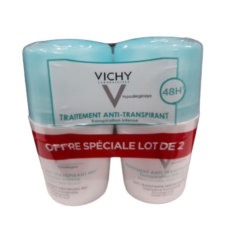 Vichy - Déodorant 48h transpiration intense 2x50mL