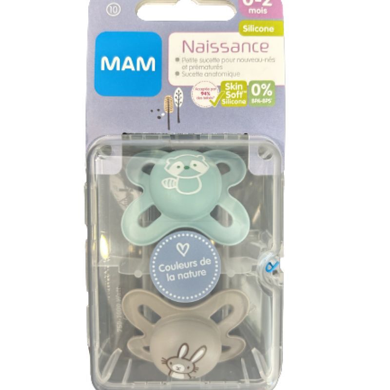 Sucette MAM Naissance Silicone 0-2mois