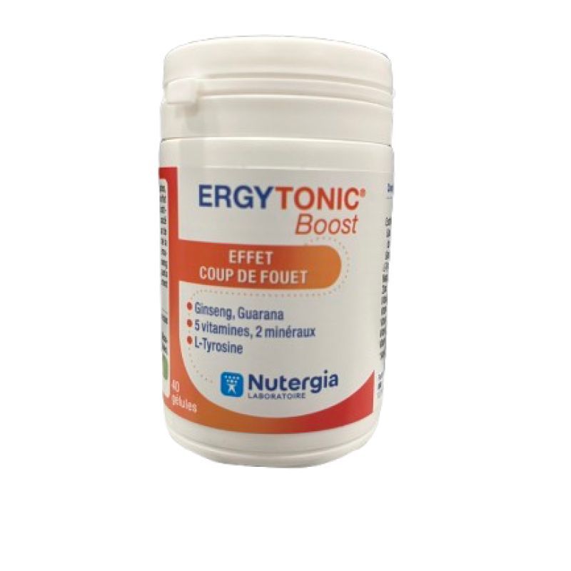 ErgyTonic Boost Effet Coup De Fouet 40 Gélules