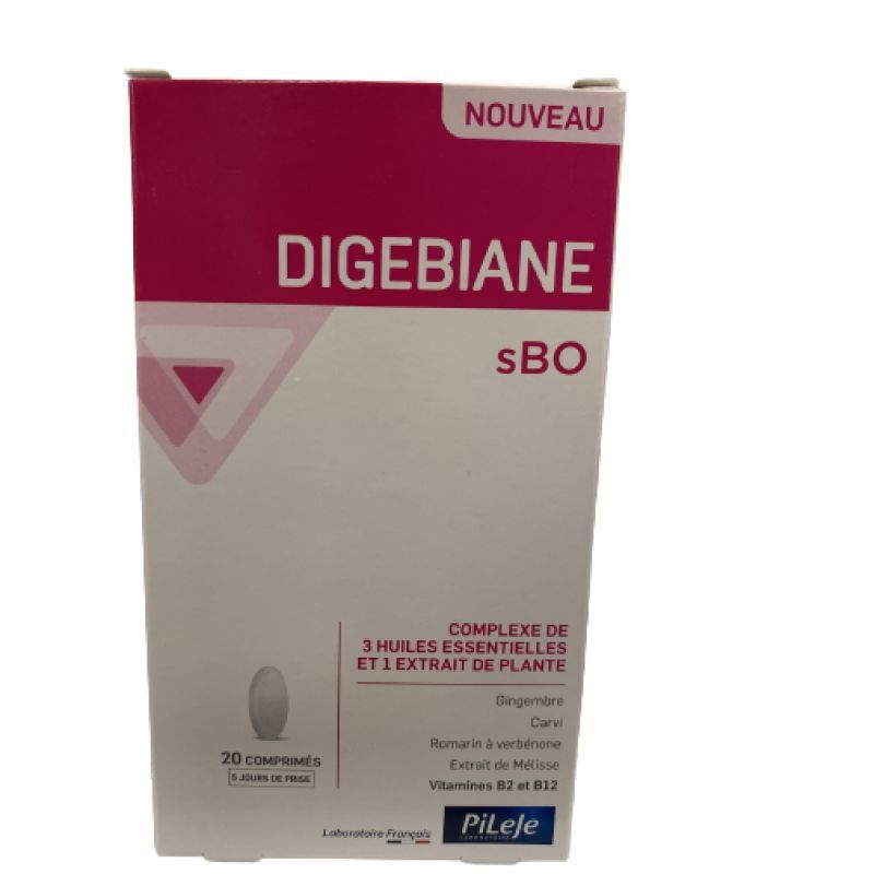 Pileje - Digebiane sBO 20 comprimés