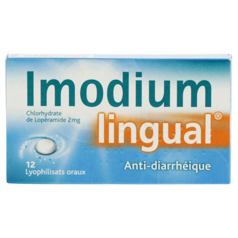 Imodium Lingual 2mg 12 lyophylisats oraux goût menthe